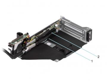 Bo mạch Dell PowerEdge R760 2x16 FHHL PCIE Riser R4R Board Kit - 8KRR5